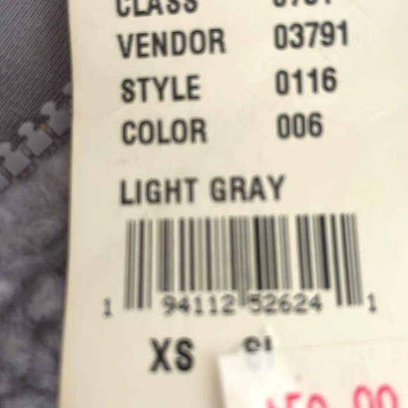 VANS heavy weight zippered grey sweatshirt. Cozy for cold evenings. XS. - Picture 5 of 5